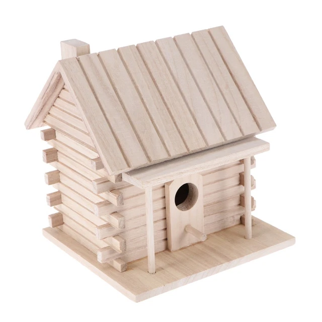 PARROTS MATING BOX Birds Breeding Wood Nest Small Nests for Finches £22 ...