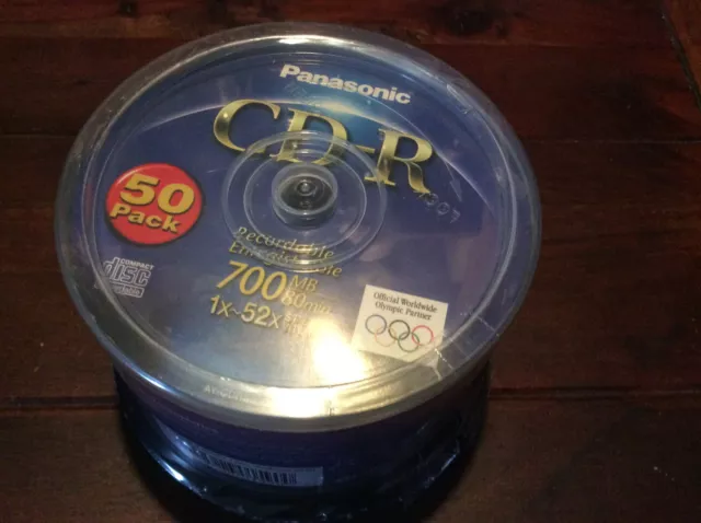 50x [Panasonic] Audio CD Recordable CD-R / NEU OVP 80 min. 700 MB / Rohlinge