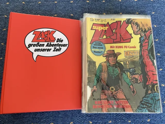 ZACK Comic Hefte,14 Stück,1976,Super Zack Koralle Vlg
