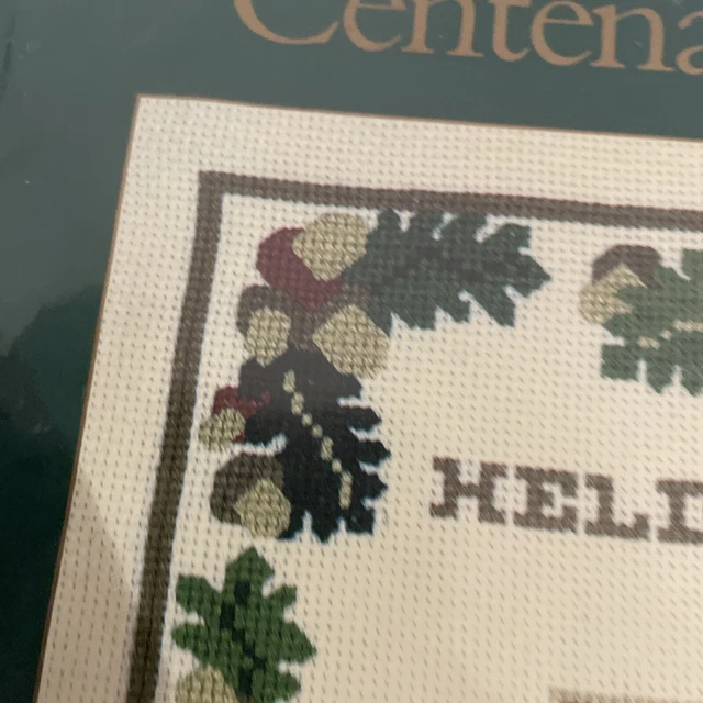 THE NATIONAL TRUST Cross Stitch Kit, New "1895 1995 Centenary Sampler
