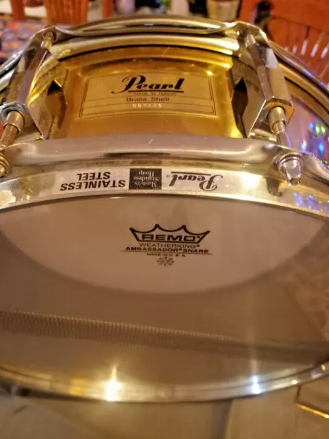 PEARL FREE FLOATING 14 X 5 Copper Shell Snare Drum $500.00