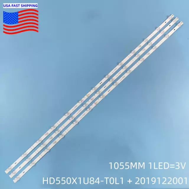 LED Strips For Hisense 55R6040G 55R6090G 55A6H 55H78G HD550X1U82-L1 LB5500P