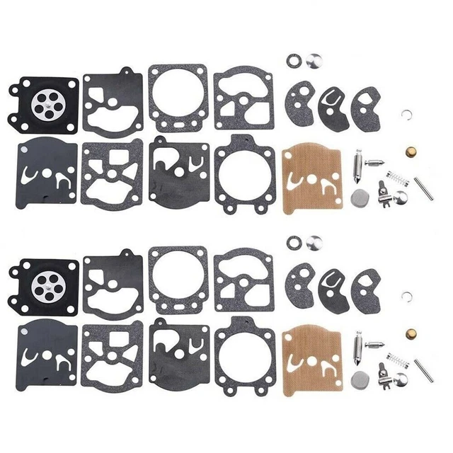 Reparaturdichtung Vergaser Kit Membran Kohlenhydrate 2er-Pack Handwerkzeuge Rasenmäher