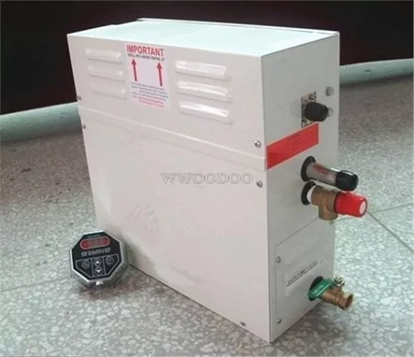 Generador de vapor de 6 kW sauna baño nuevo hogar/spa autodrain tm