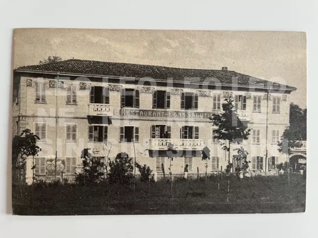 Cartolina Agliano D'asti (At) Hotel Fons Salutis - Anno 1930 - Vg