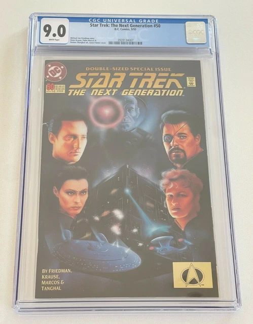 Star Trek The Next Generation TNG Comic #50 - Picard The Borg  CGC 9.0 DC Comics