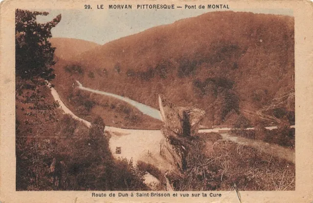 Pont de MONTAL - le Morvan Pittoresque - Route de Dun à Saint-Brisson
