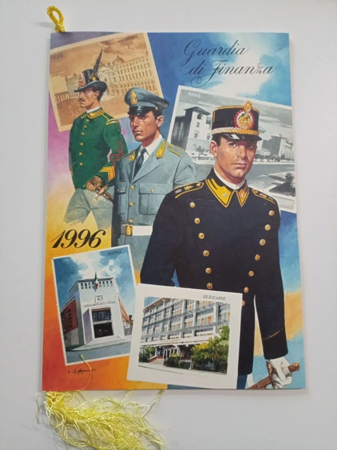 Calendario Guardia di Finanza 1996