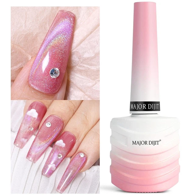 de chat Colle de photothérapie à ongles Arc-en-ciel Spar Gel de vernis à ongles