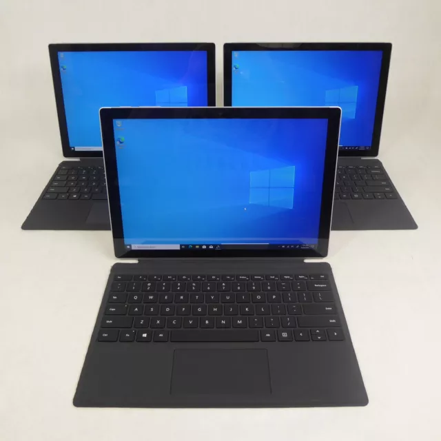 LOT OF 3 - MICROSOFT SURFACE PRO 7 1866 i5-1035G4 1.10GHZ 256GB SSD 8GB Win10Pro
