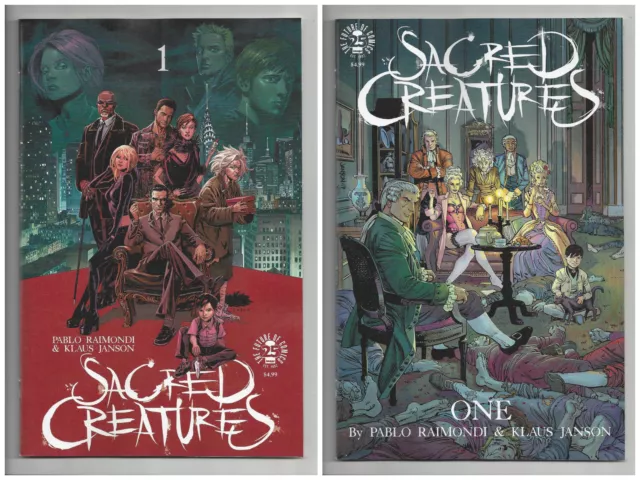 SACRED CREATURES #1 COUVERTURE VARIANTE A & B (1ère IMPRESSION) IMAGE ÉPUISÉE 2017 COMME NEUF