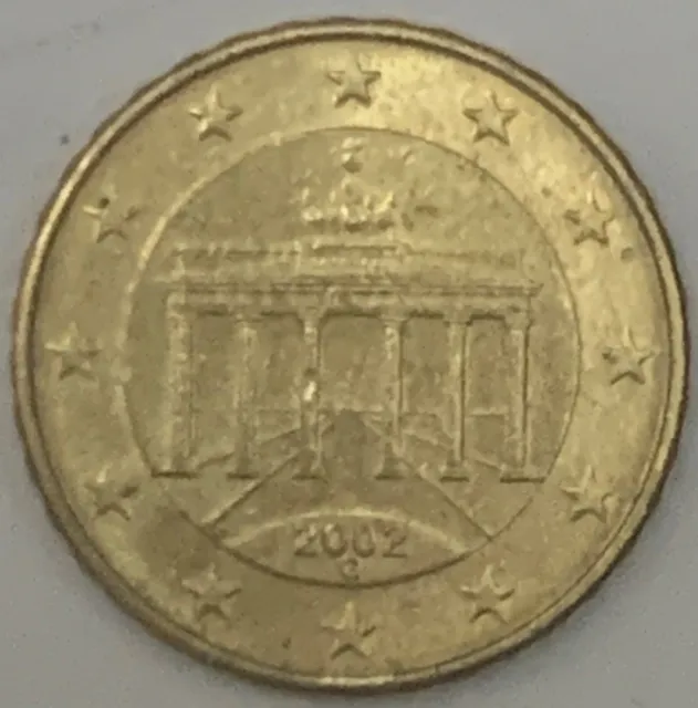 Eu (Germany) 🇪🇺/🇩🇪 Ten Euro Cents Coin 2002 (Stuttgart)