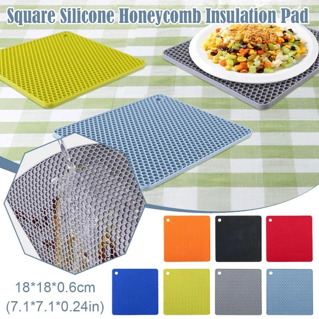 Estera de mesa antideslizante para panal de silicona estera de mesa resistente al calor alfombra antideslizante para olla