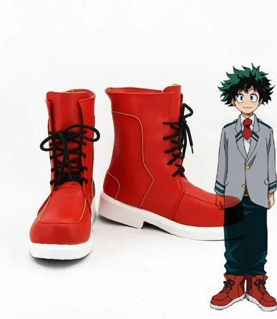 Il mio eroe accademico Midoriya Izuku costume cosplay scarpe scarpe...