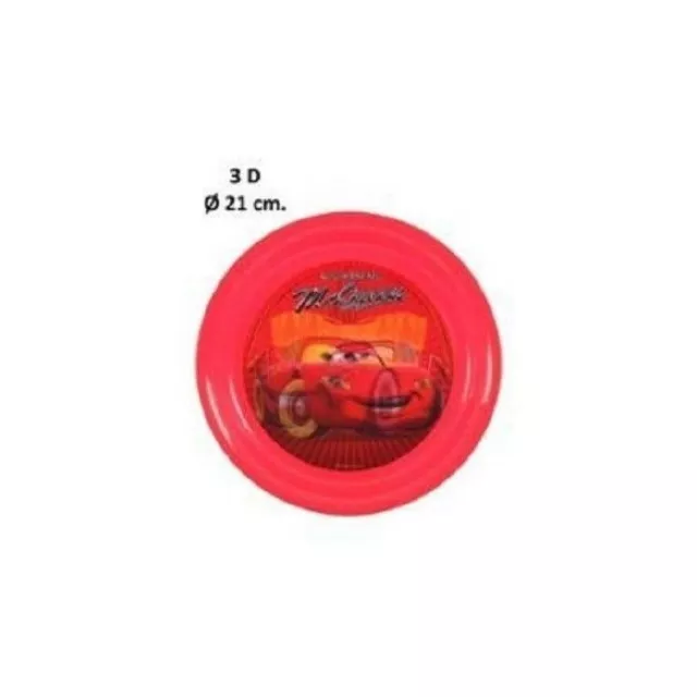 Assiette CARS Mcqueen DISNEY 3D - NEUF