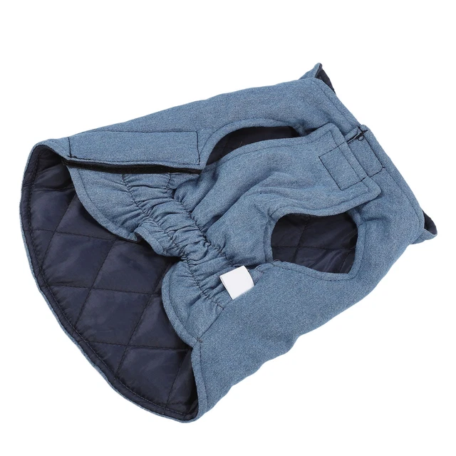 Gilet 'hiver Pour Chien Gilet De Manteau De Chien En Denim Doux Et Chaud