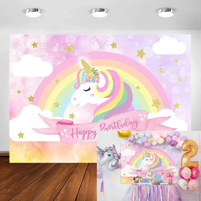 Invito Con Unicorno E Arcobaleno Per Bambina Di 4 Anni | Crea Inviti Personalizzati Di - Foto 9