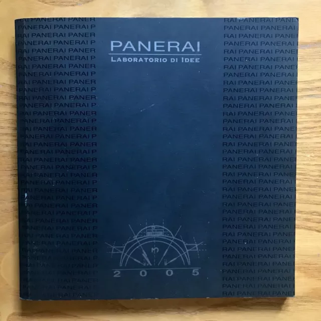 Panerai Libro Book Catalogo Blocket Depliant Brochure Anno 2005