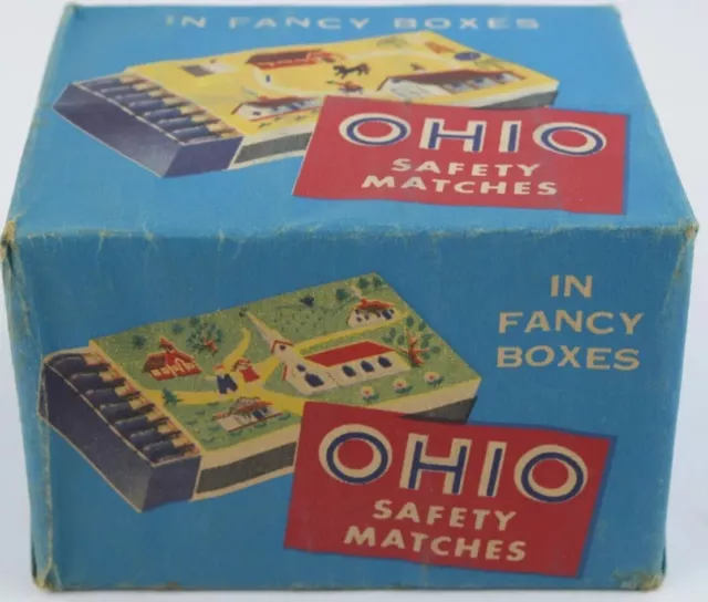 Vintage Matchbook, Nitedals, Oslo, Norway, Matchbox, W/ All Wooden Match  Sticks, FREE SHIP in Usa 