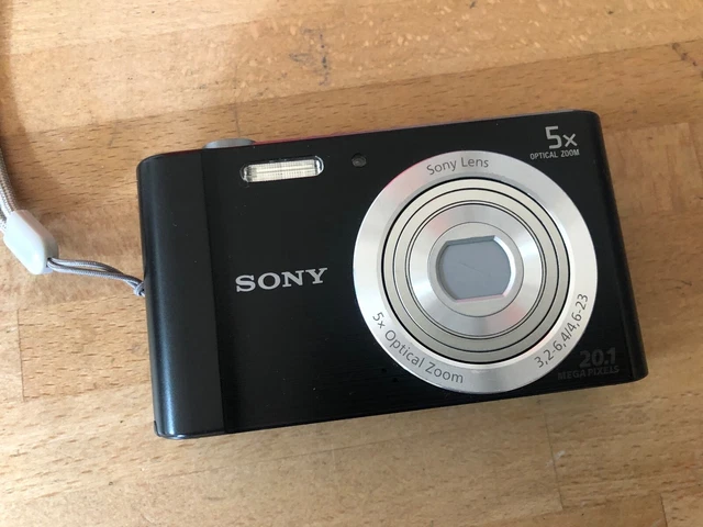 Sony Cyber-shot DSC-W800 20.1MP Digital Camera - Black