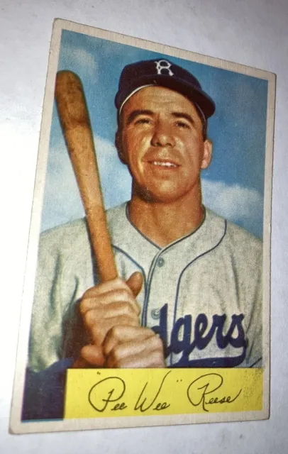 1954 Bowman Pee Wee Reese #58 Ex Brooklyn Dodgers