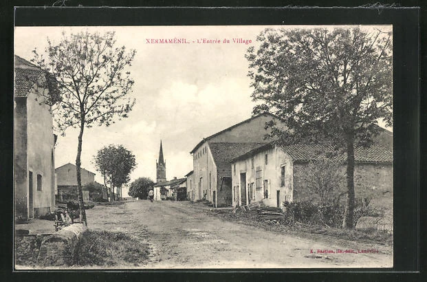 CPA Xermamenil, l´Entree du Village