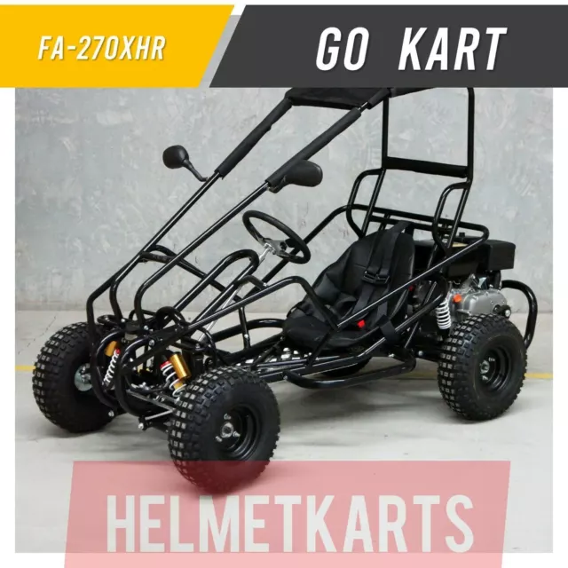 FA-270XHR - Kids Adults Off road Dune Buggy Go kart 270cc Full caged XXL Black