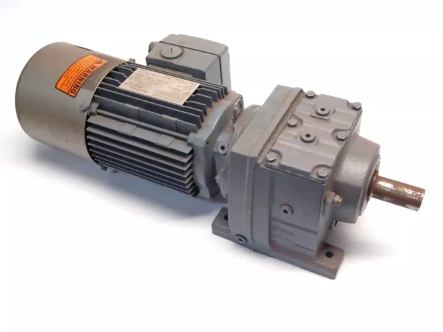 SEW R37 DT80K4/BMG/HF/TH/IS Conveyor Drive Motor .75HP 1700RPM 277/480V w/ Brake