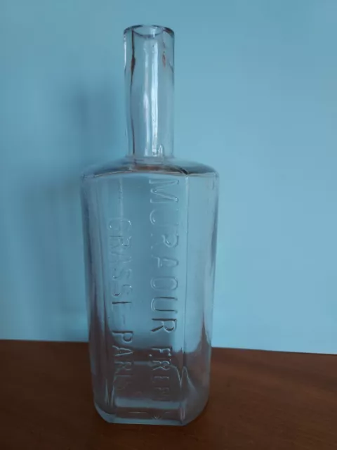 Flacon de verre épais coloré  1 pièces, bouteille – Grandado