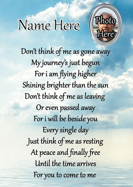 Happy Birthday Mum Graveside Poem Memorial Card & Ground Stake F66 - View #7