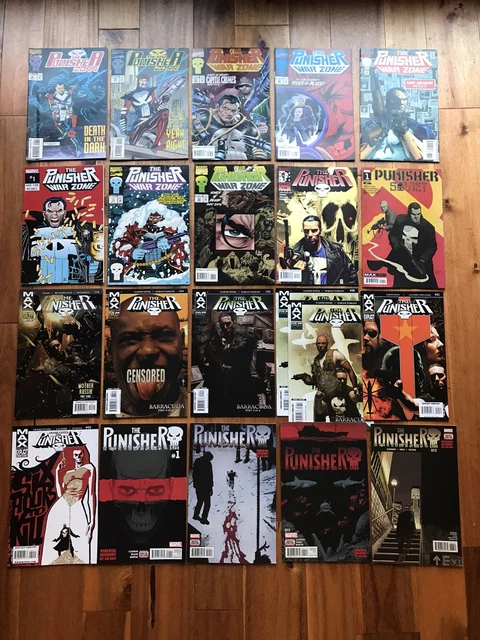 Lot of 21 PUNISHER Comic Books Marvel Max - 2099 - Soviet - War Zone - Knights