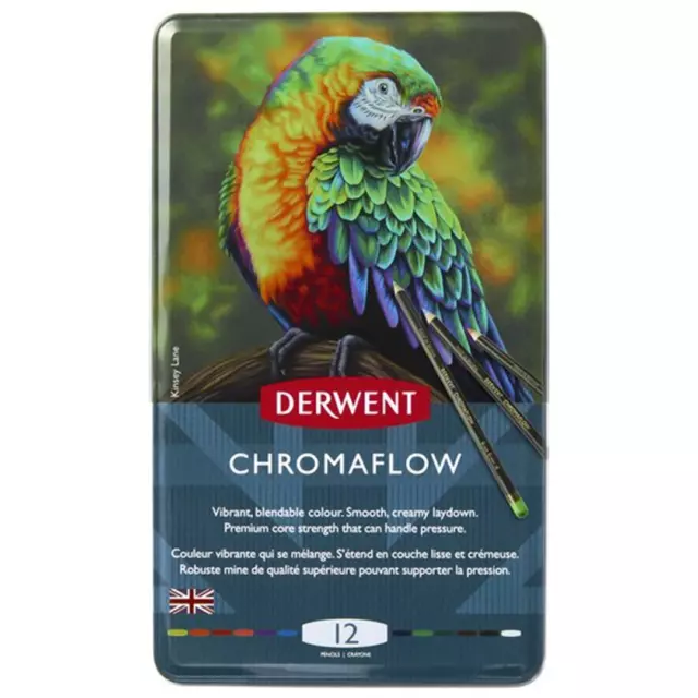 Set 12 Matite Colorate Chromaflow  | Derwent