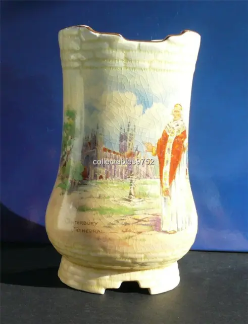 Royal Doulton Historic England "Canterbury Cathedral" Vase D5940