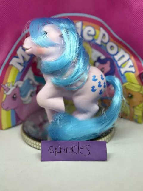 Sprinkles Hasbro G1 Vintage My Little Pony MLP