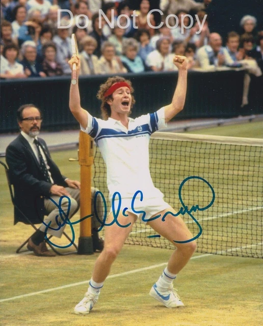 John McEnroe Signed Autograph 8X10 Photo