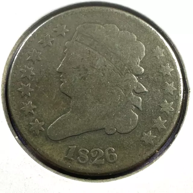 1826 1/2C Classic Head Half Cent (79077)