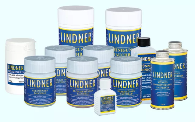New High Quality Lindner Coin Cleaner For All Coin Types 250ml Safe  Solution NEW