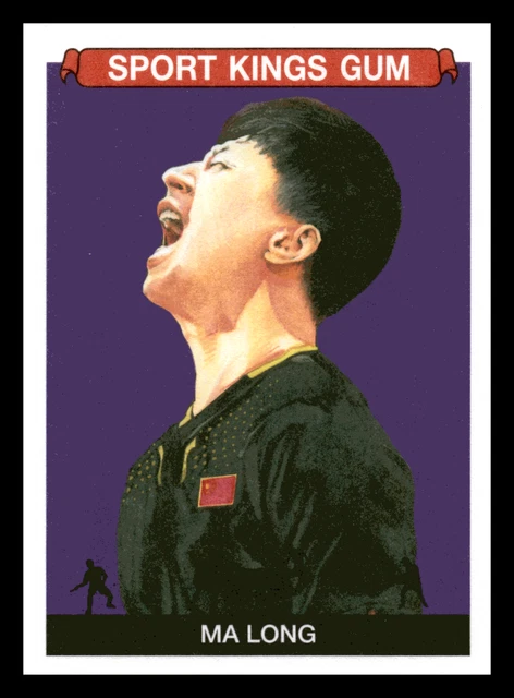 2023 Sport Kings Gum Ma Long  Table Tennis #124 Centered Mint