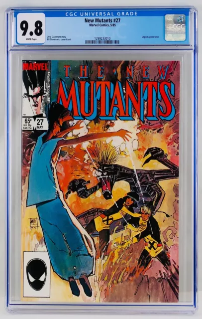 New Mutants #27 CGC 9.8 White Pages Sienkiewicz Cover 1985 NM/MT Hot Key Grail