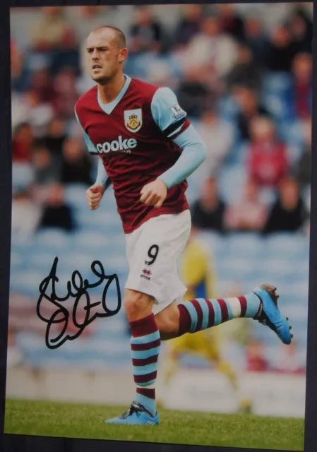 Steven Fletcher signed photo (Burnley / Wolves / Sunderland / Scotland)