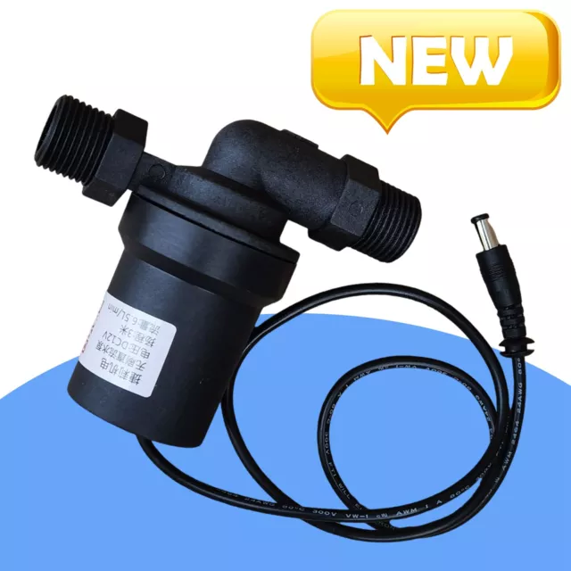 Quiet 1/2" Hot Water Circulation Pump 12V DC Solar Domestic Pump Brushless Motor