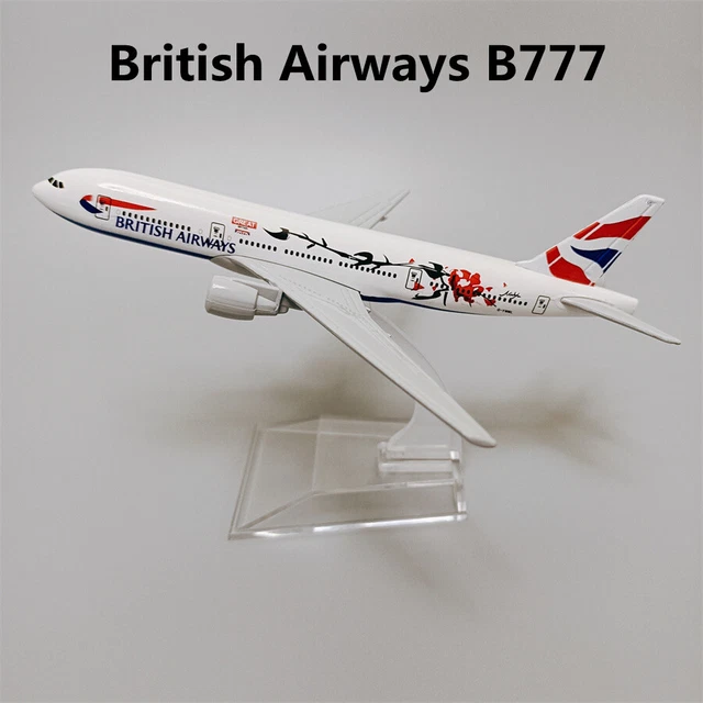 Maquette Avion Boeing 777 Air Algérie - Échelle Réduite, Métal, Multicolore, Neuf