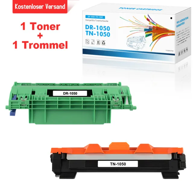 Toner TN1050 & Trommel Compatible with Brother DCP-1510 1512 MFC-1810 HL-1110