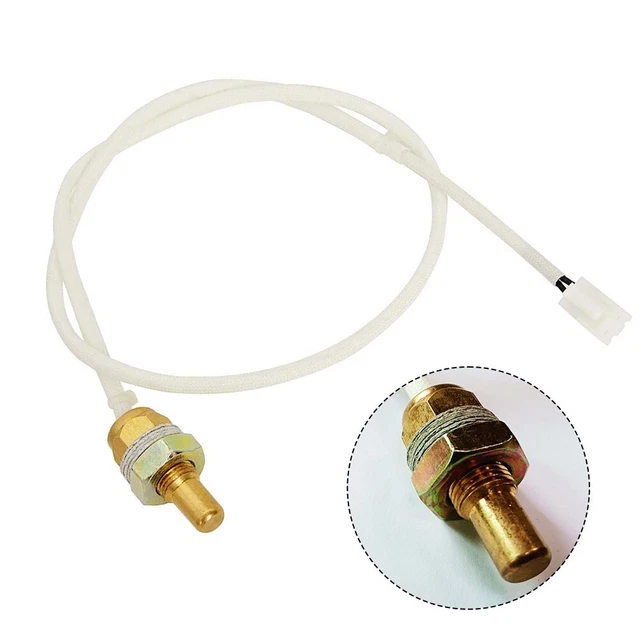 QUARKZMAN 1 Pcs 20K Sonda De Sensor Térmico NTC, Sonda De Sensor De Temperatura Sensible De Epoxy 15.7 Pulgadas Cable De Extensión De Termómetro Digital Sensor De Temp Para Electrodomésticos