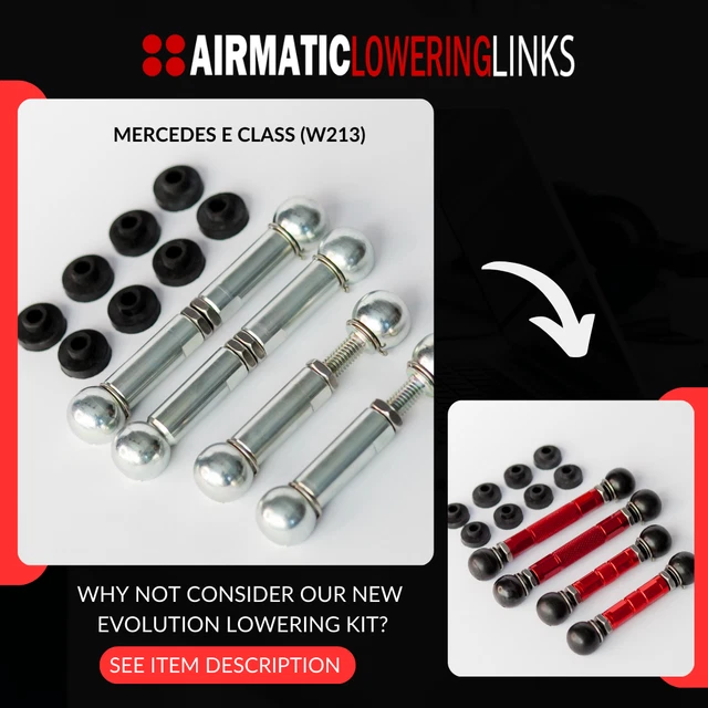 MERCEDES E63 LOWERING Links Kit E43 E53 W213 (Premium Fully Adjustable ...