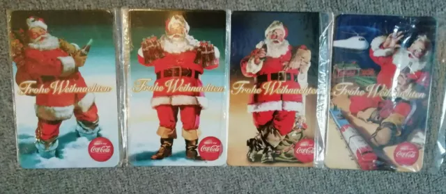 4 Postkarten, Coca Cola, Original, Weihnachten, von Burger King (#1)