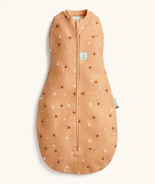 ErgoPouch Cocoon Swaddle Bag, 0.2 Tog (Honey Bees) - 6-12 Months