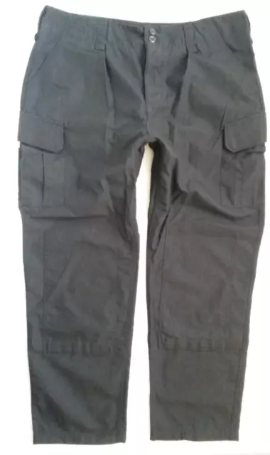 TEXAR TACTICAL PANTS Trousers Cargo Combat. Black. XXL Regular
