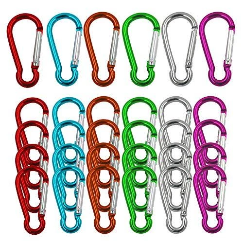 senvenelec 5cm Haute qualité forme de gourde Mousqueton Porte-clés mini mousq...
