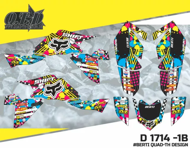 Motostyle Dekor Kit Atv Suzuki Ltz 400 Ab 2009+ Graphic Kit D1714 B